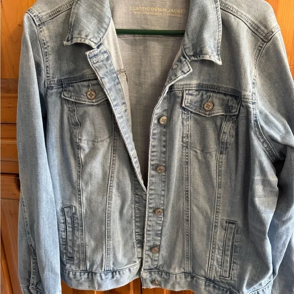 Laurie Felt Light Blue Jean Jacket - Picture 1 of 15